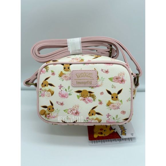 Loungefly Handbags - Loungefly Pokemon Eevee Roses Crossbody Bag